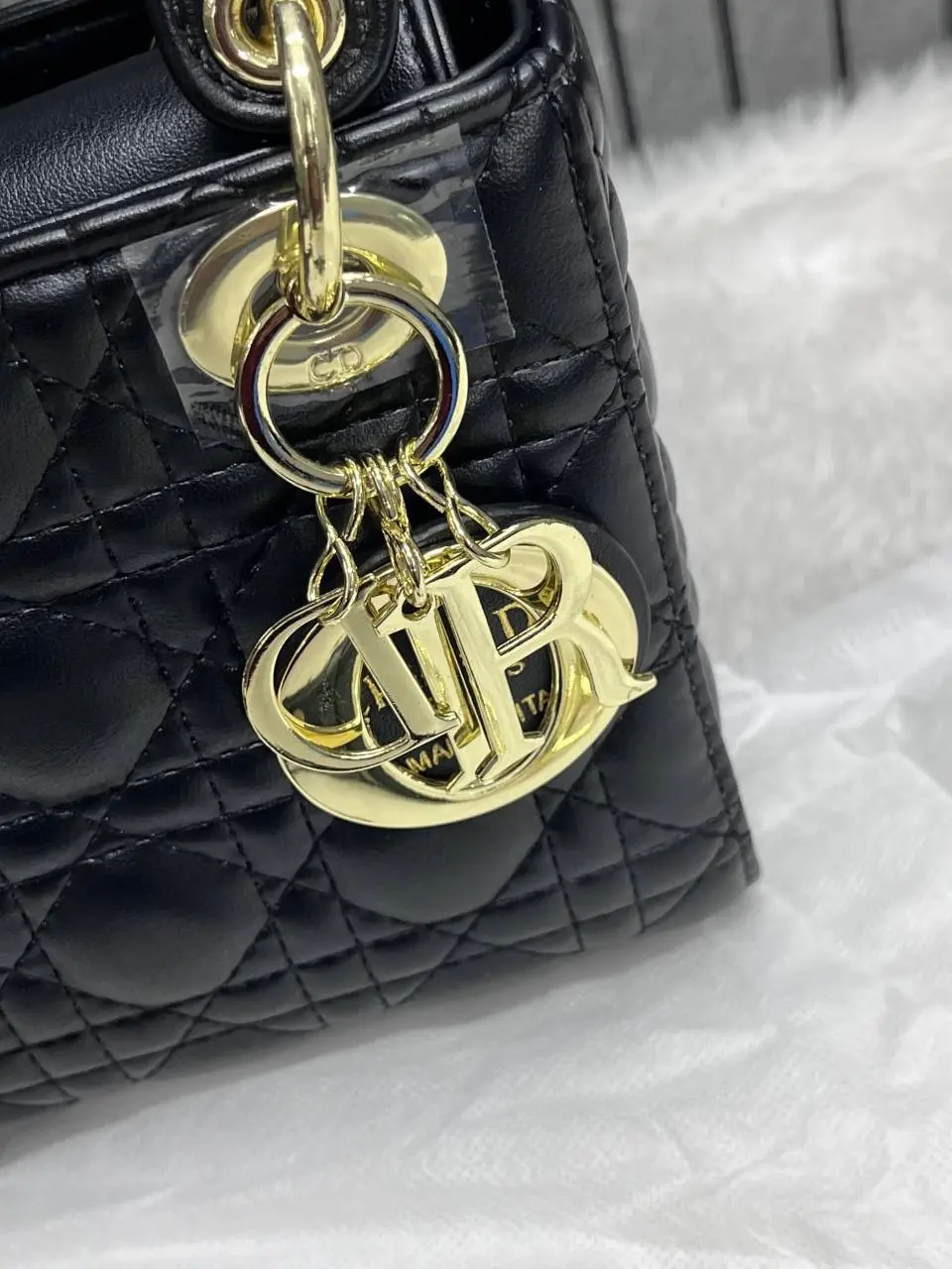 Dior Lady Medium Handbag With OriginalBox DustCover - Image 5