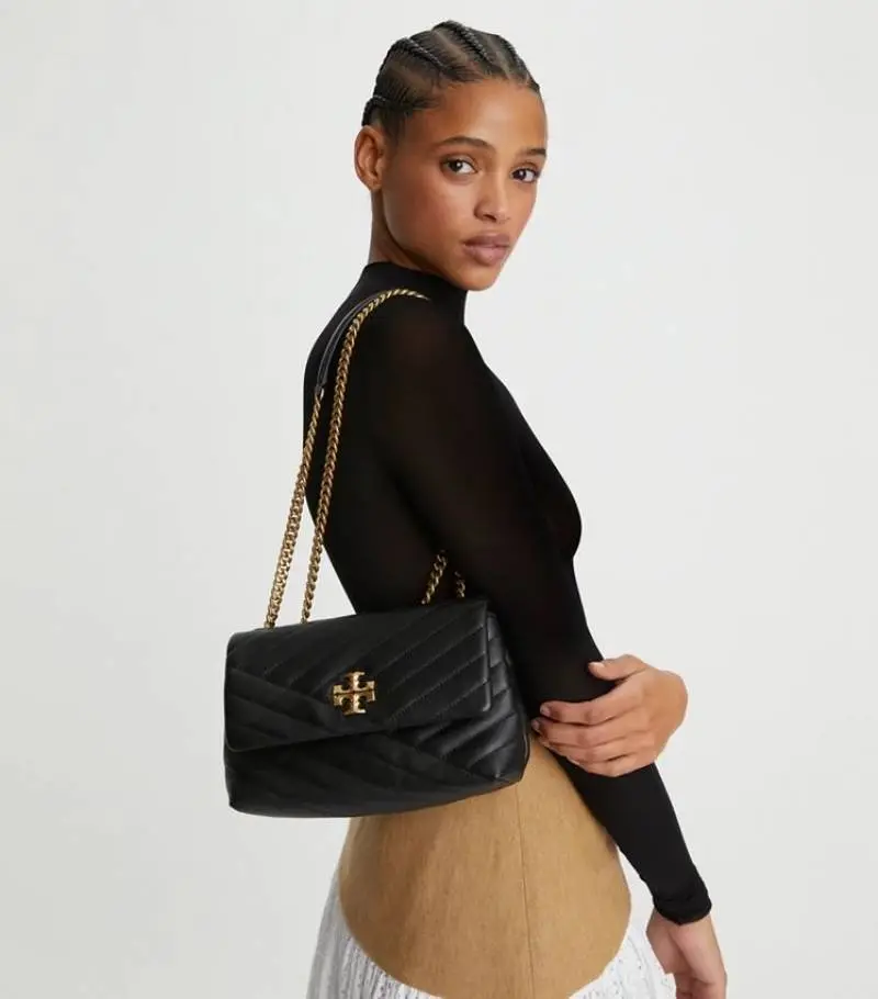 Tori Burch Kira Quilted Small Shoulder bag With OriginalBox - Image 5