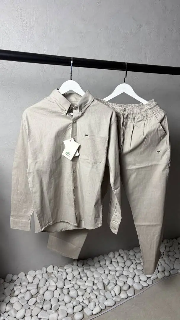Lacoste Premium Linen Cord Set 3042 - Image 3