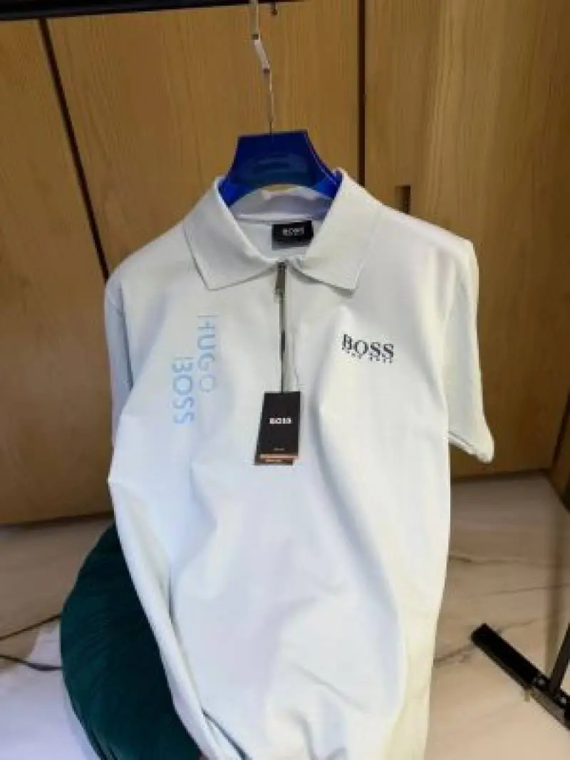 Hugo BOSxS IMPORTED STORE ARTICLE POLO T-SHIR SKY BLUE - Image 4