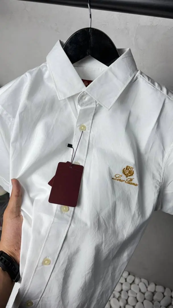 Loro Pian a Premium Half Sleeves Shirt 2350 - Image 3