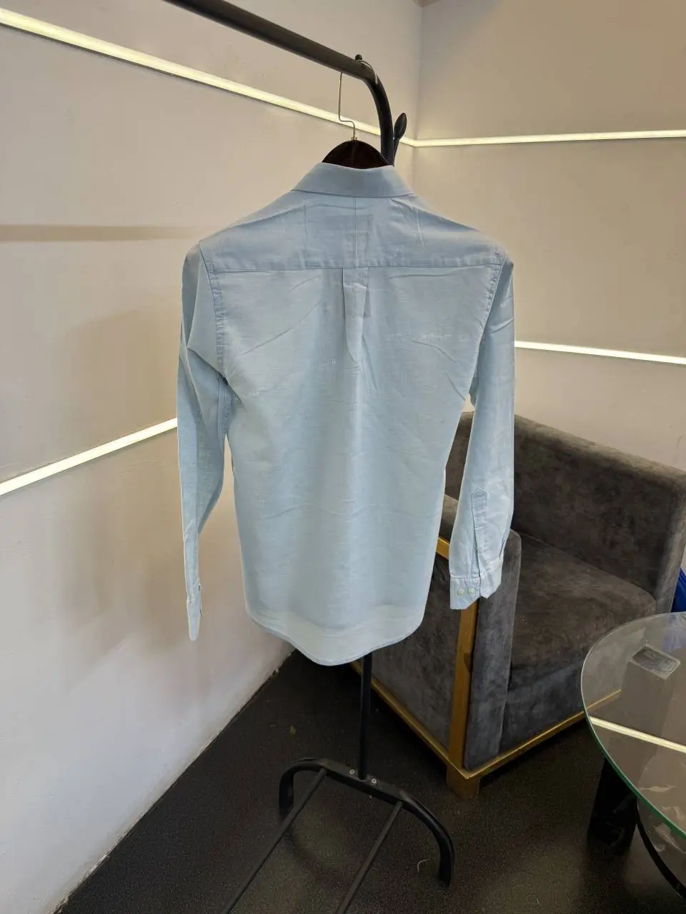 Ralph lauren linen imported shirt sky blue - Image 3