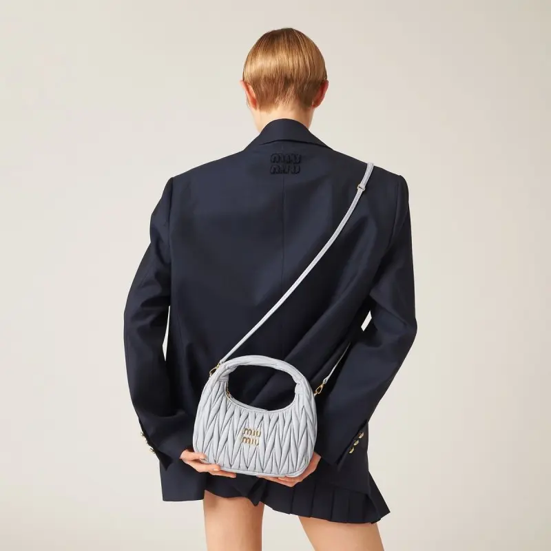 Miu Miu Matelasse Hobo Bag With Original Box Packing - Image 4