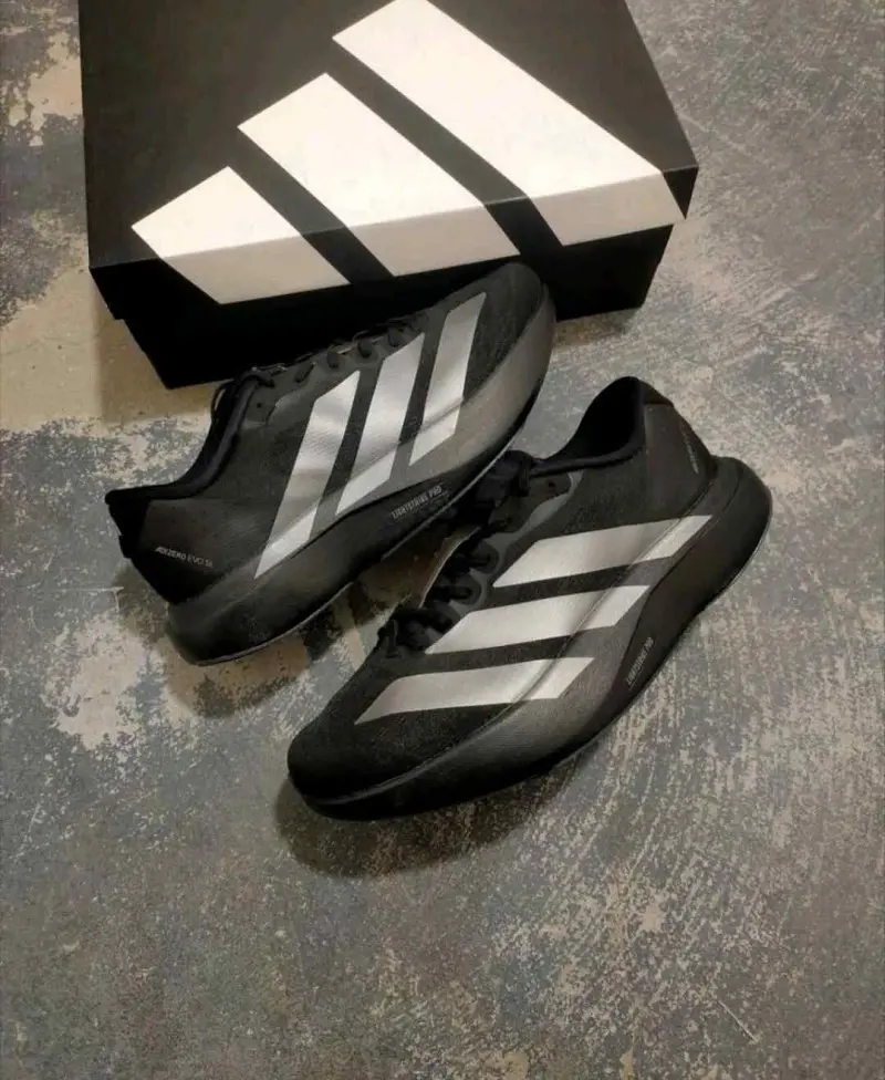 Adidas Adizero EVO SL Black Silver - Image 8
