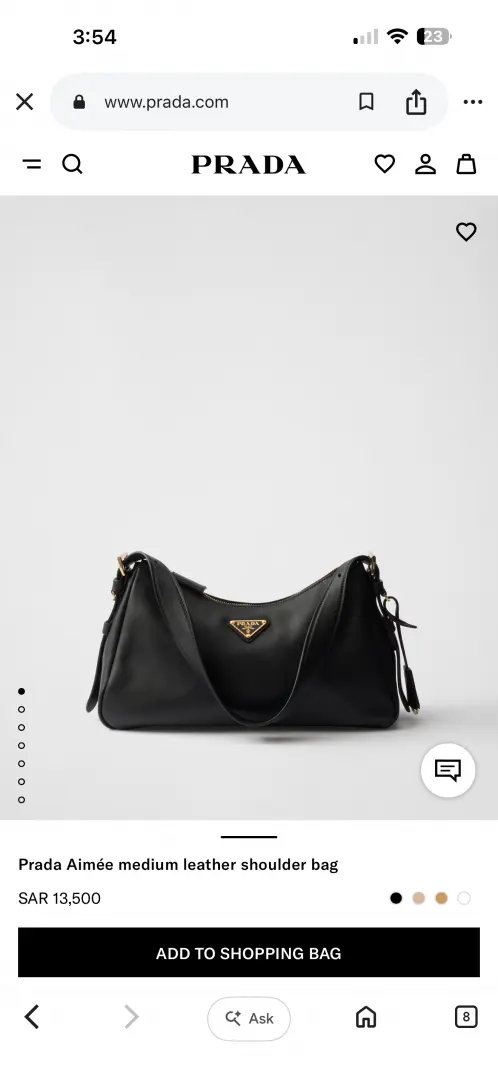Prada CB Aimee ShoulderBag With OriginalBox CarryBag - Image 2