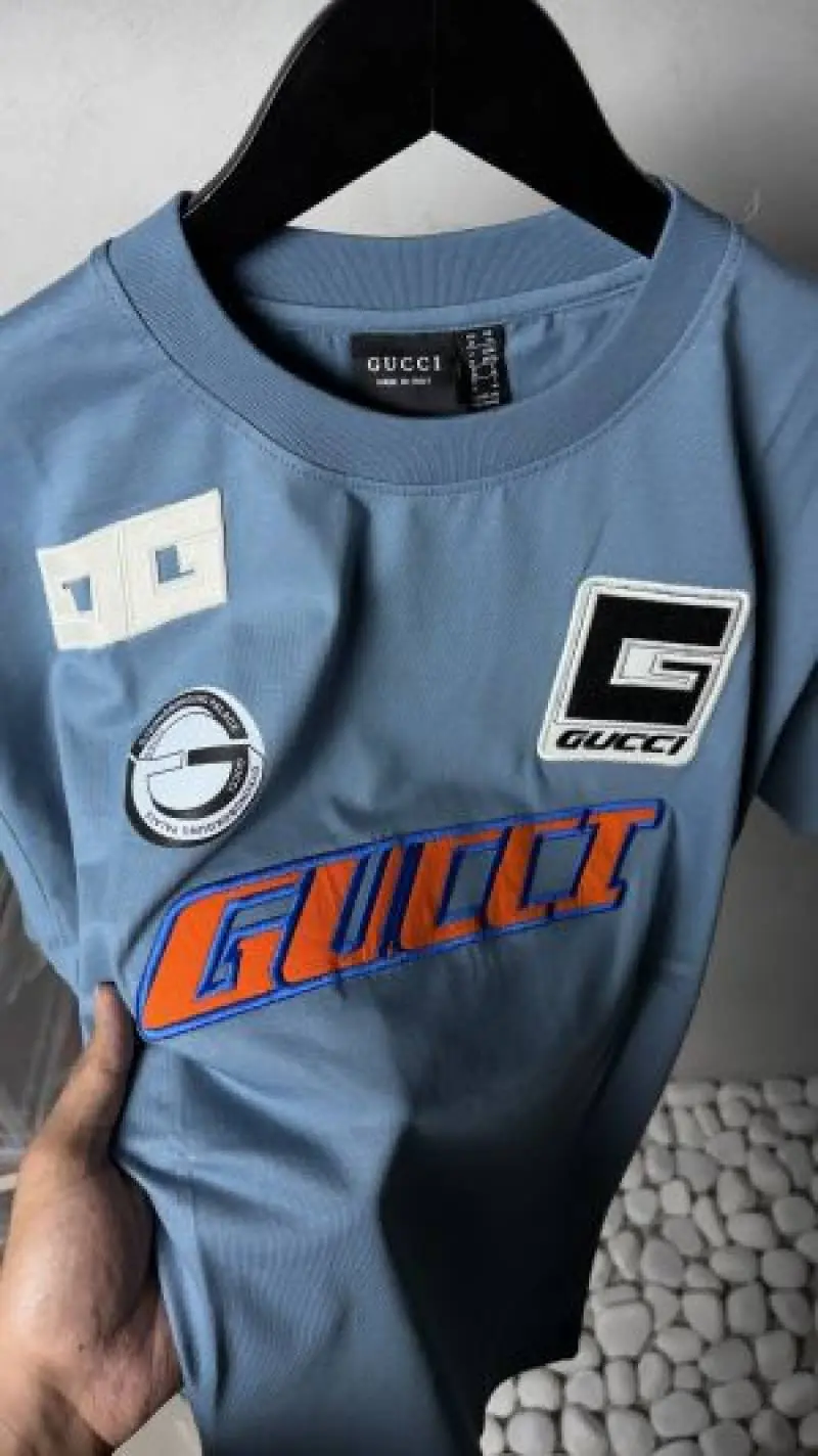 Gucci i Premium Patch Logo T Shirt 1298 Sale Offer VS1000 - Image 2