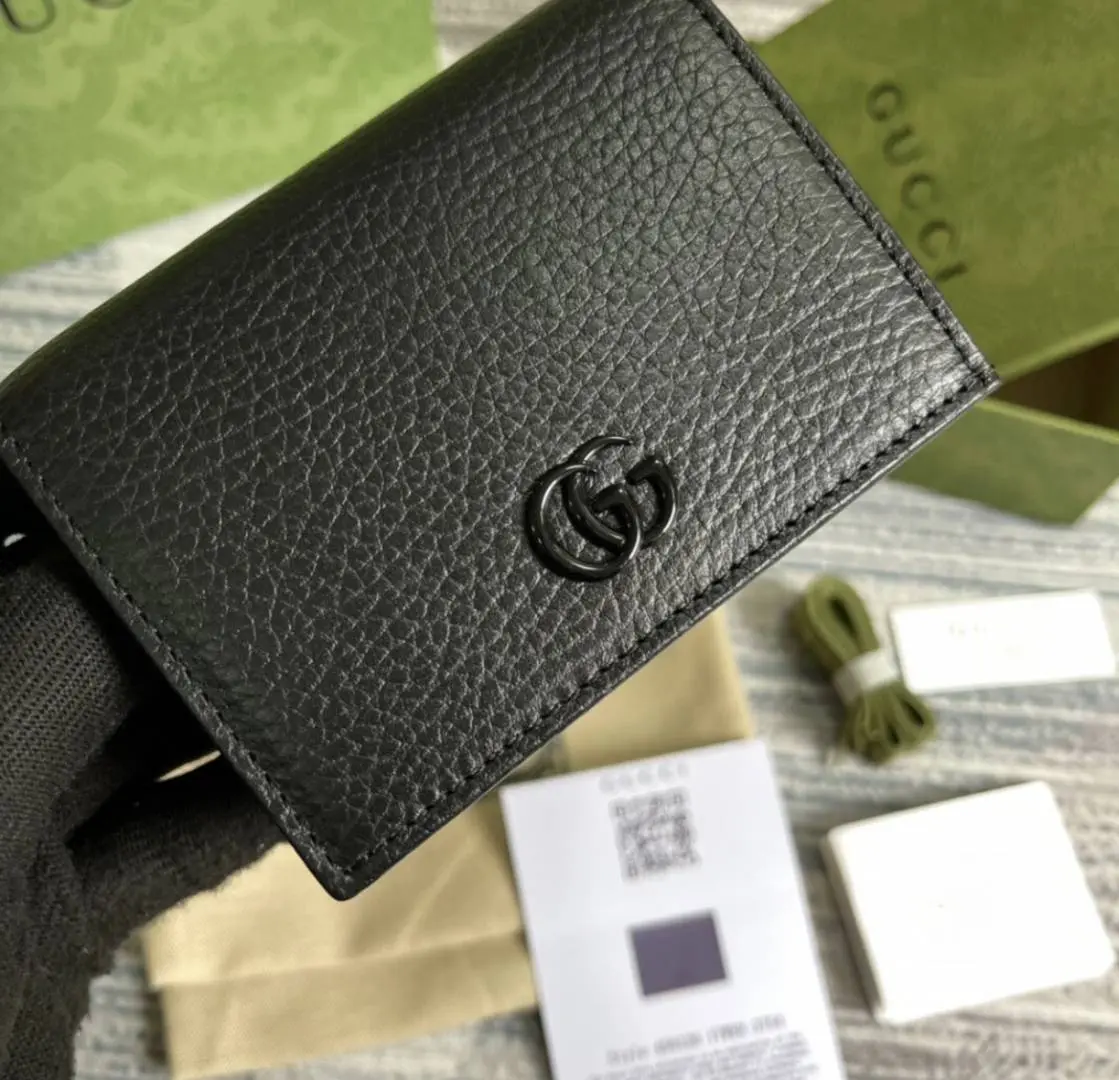 Gucci G3 GG Marmont Unisex Wallet With OriginalBox DustCover Card - Image 3