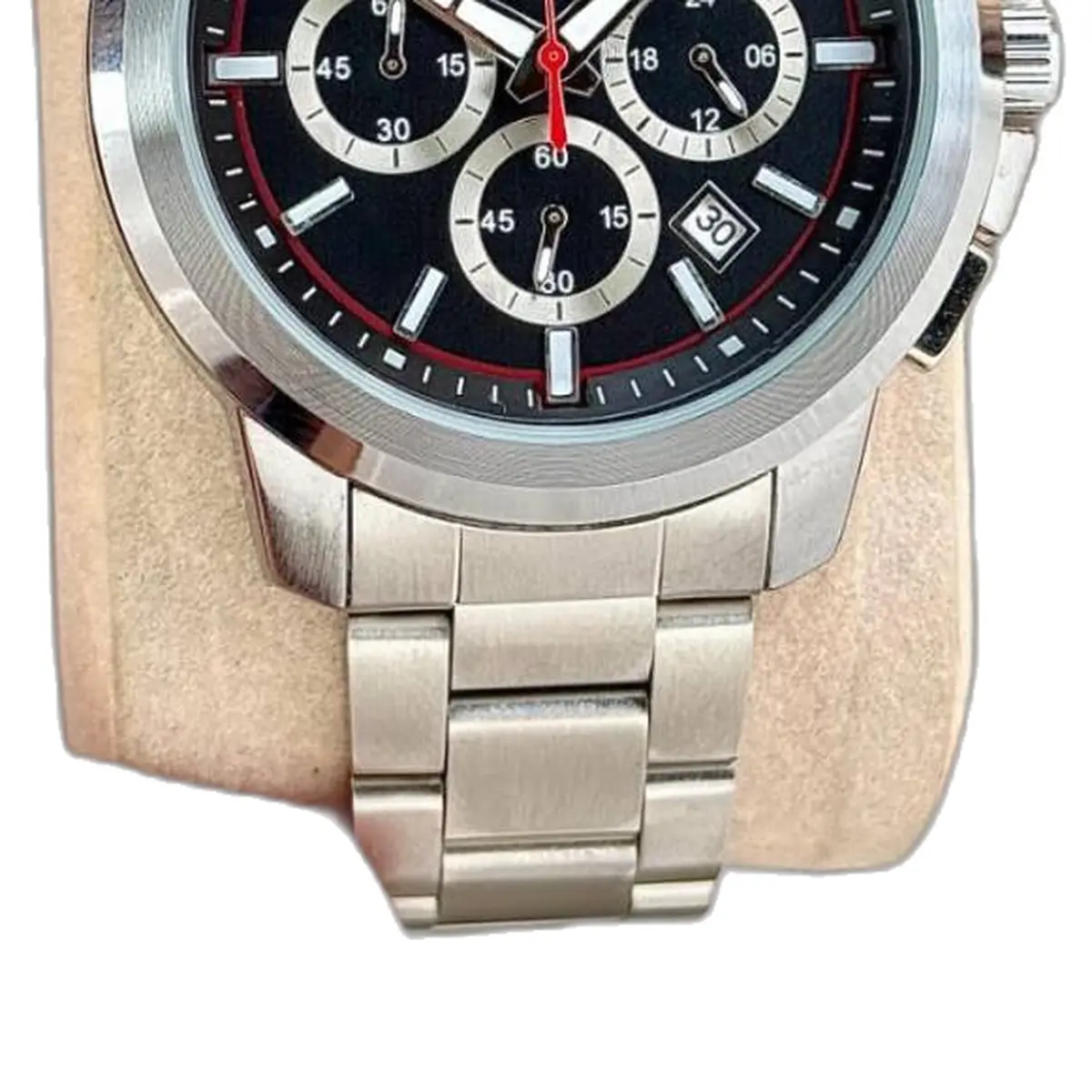 Maseraati Potenza Silver-Black-Red - strap