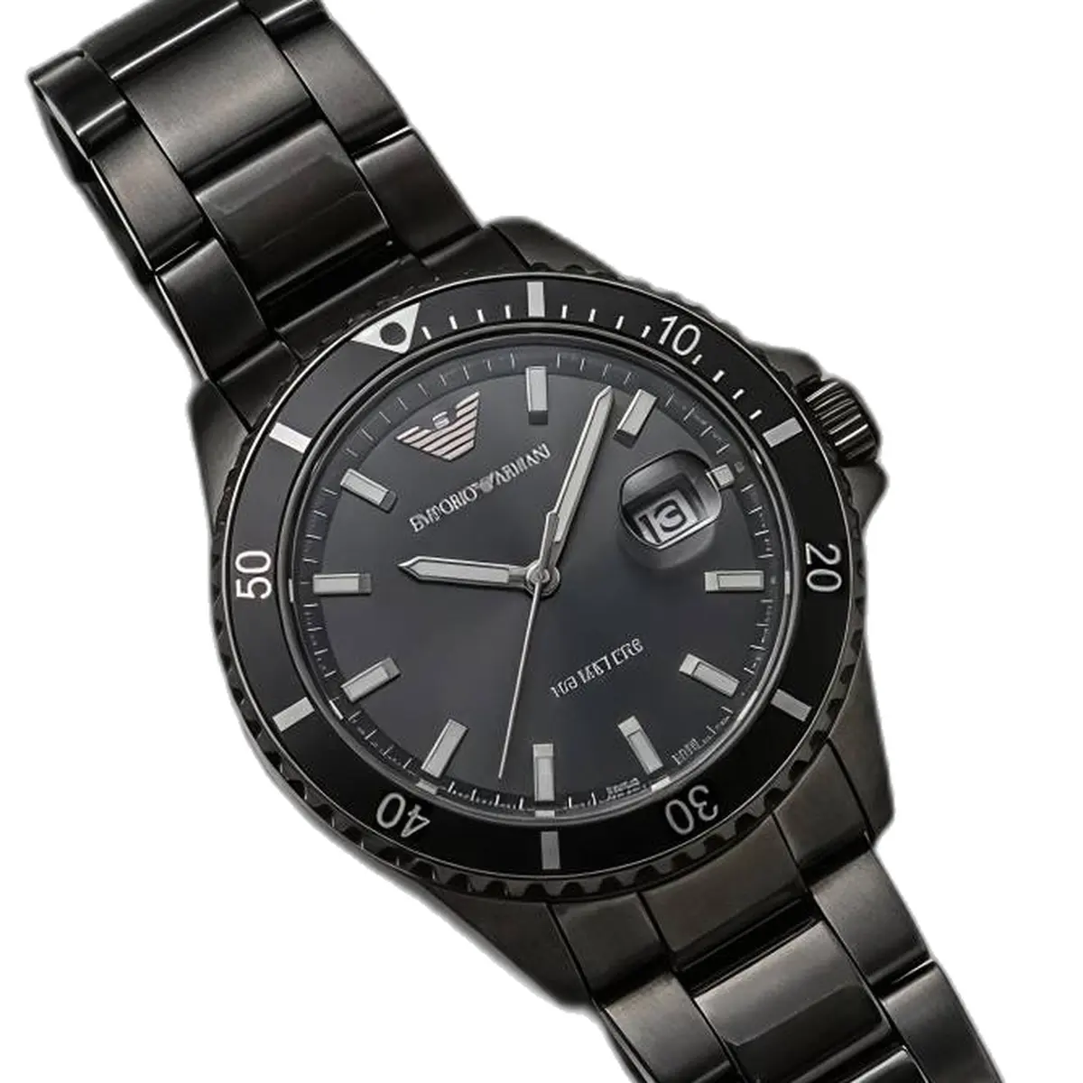 Emporio Armaan i Diver AR11340 - dial close-up