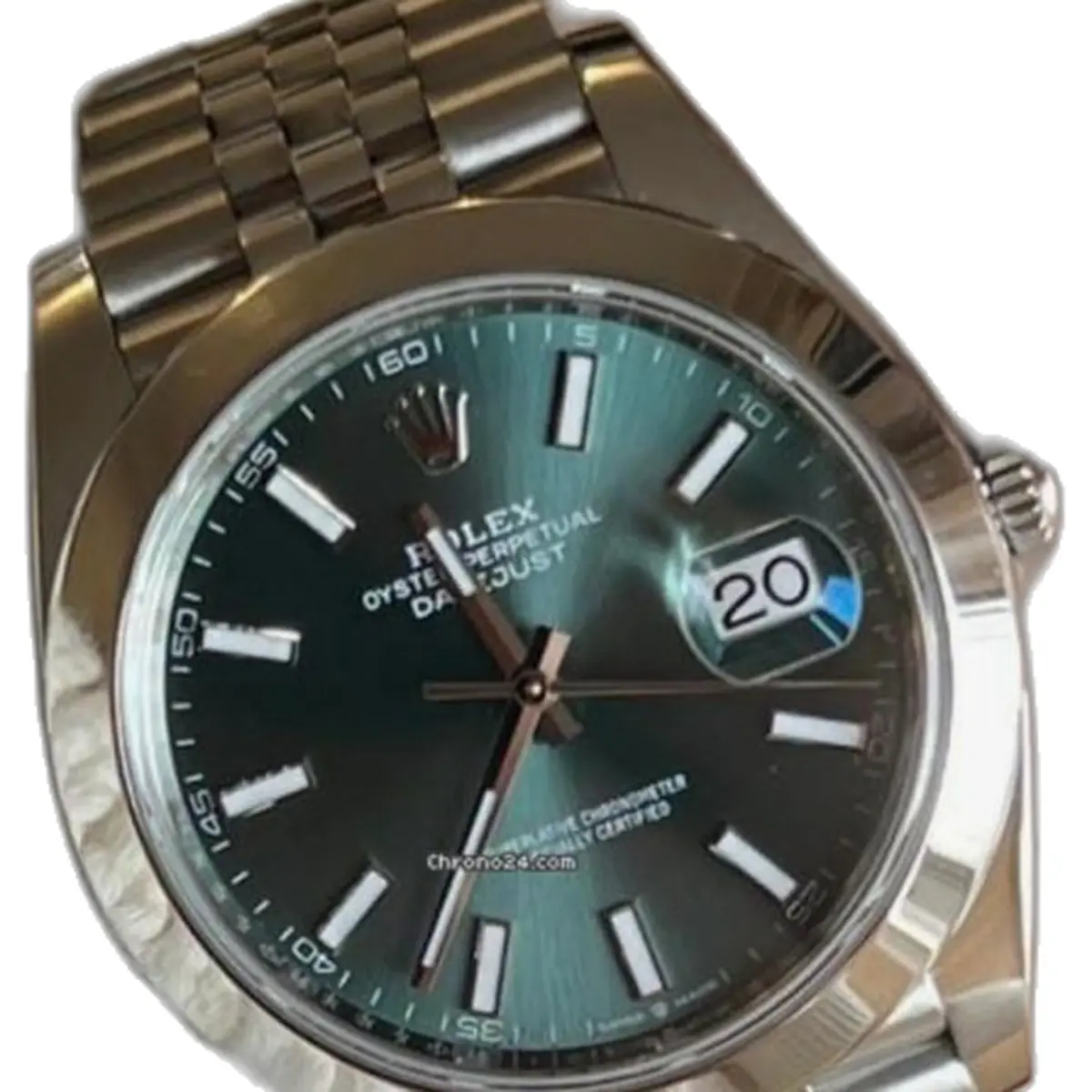 Rolex Oyster perpetual Date just Automatic - dial close-up