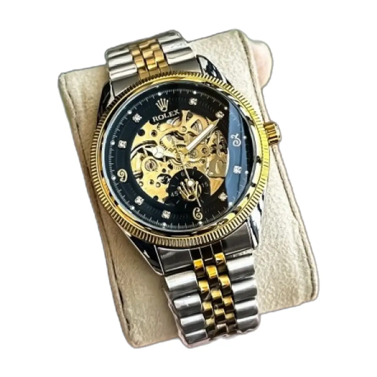 Rolex automatic TWOTONE - front view