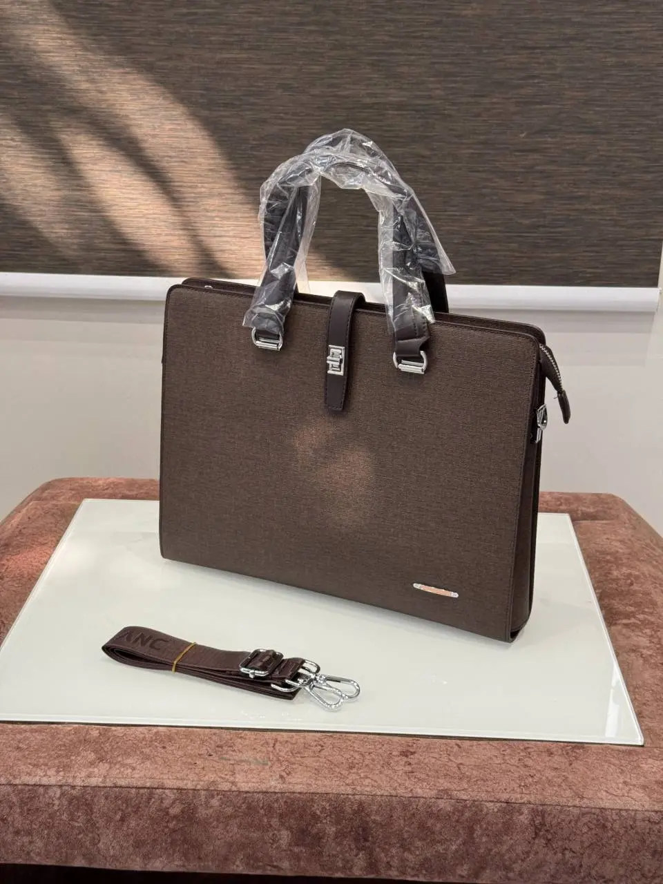 Mont Blanc Premium Laptop Bag X Office Bag M6135-5 Brown