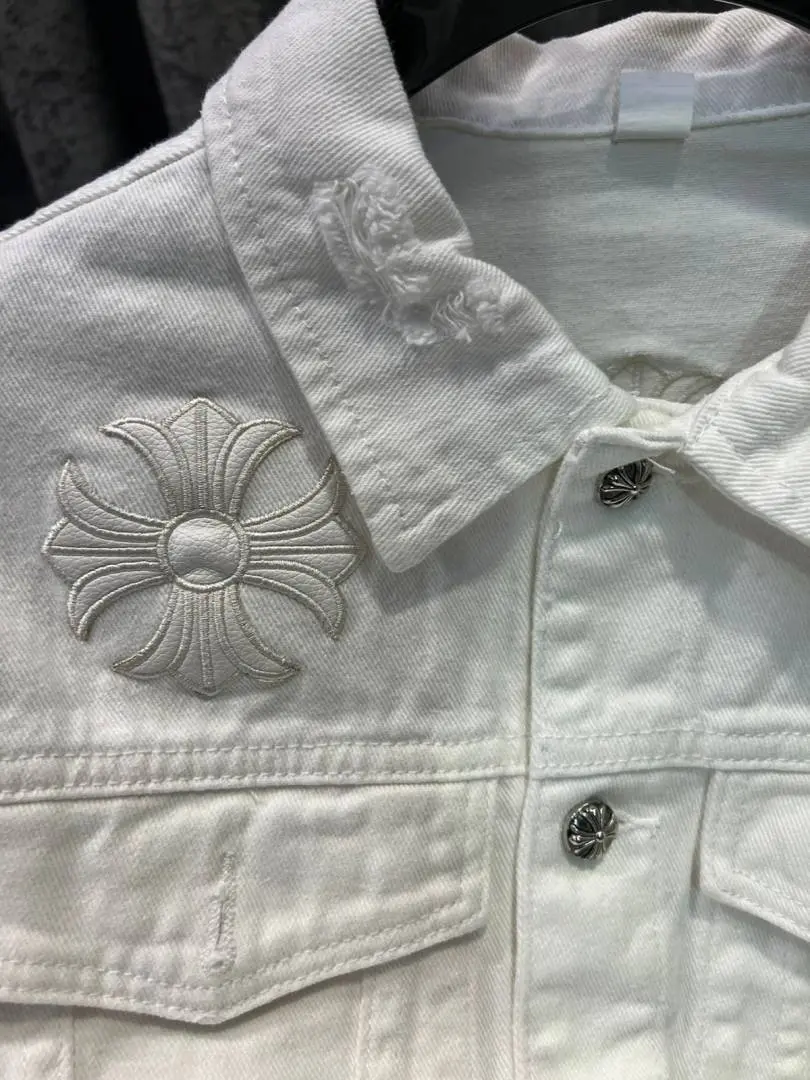 CHROME HEARTS IMPORTED STORE ARTICLE DENIM JACKET - Image 4
