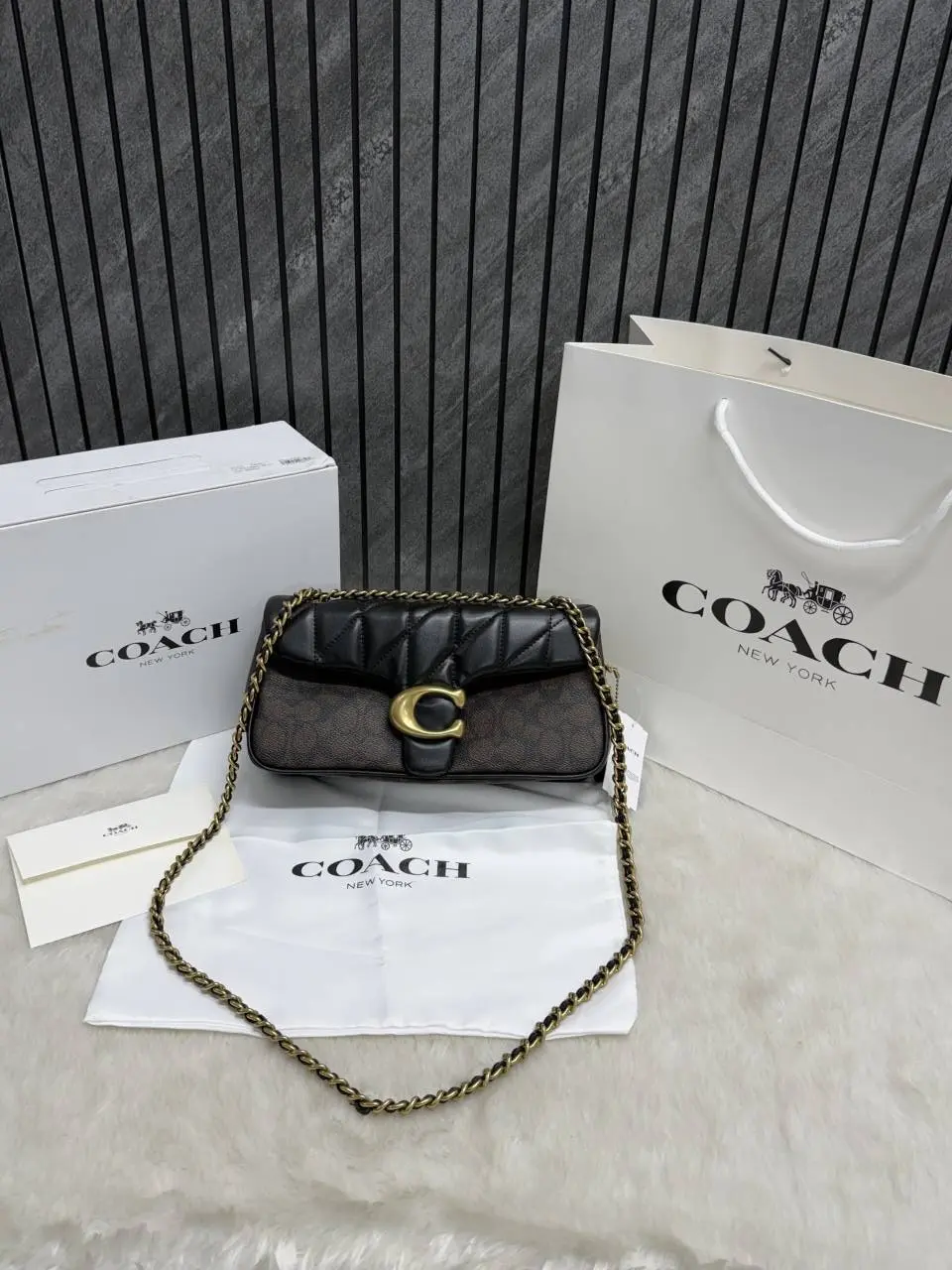 Coach Tabby 26 Quilted Highend Quality Coded With OriginalBox CarryBag Premium - Image 5