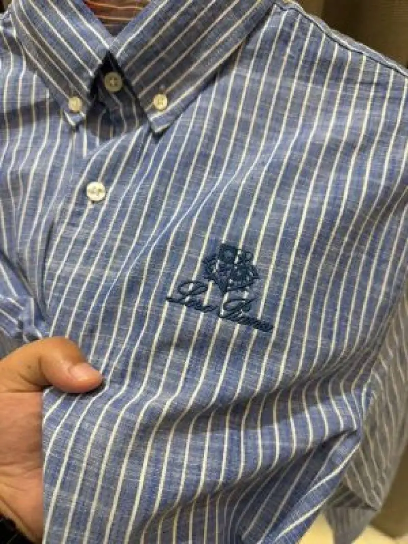 Lorro Pianna Lining Full Sleeves Shirt Blue - Image 2