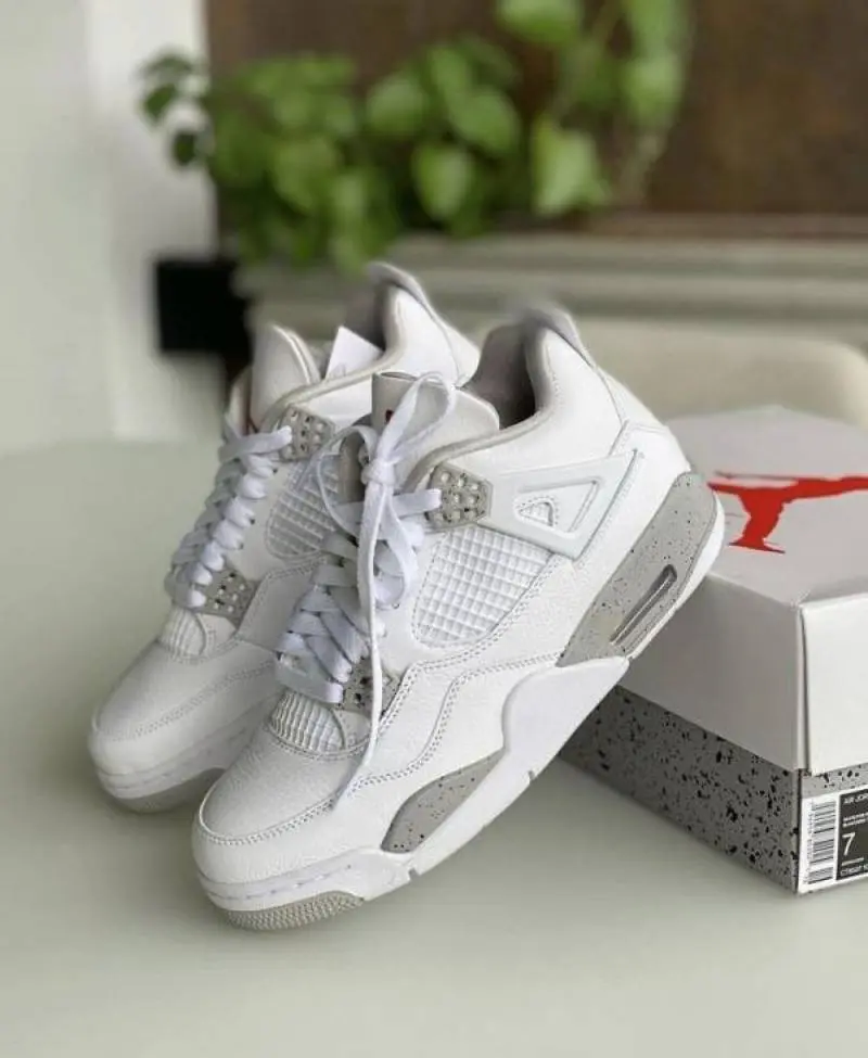 Jordan 4 Oreo White With special box For mens - Image 5