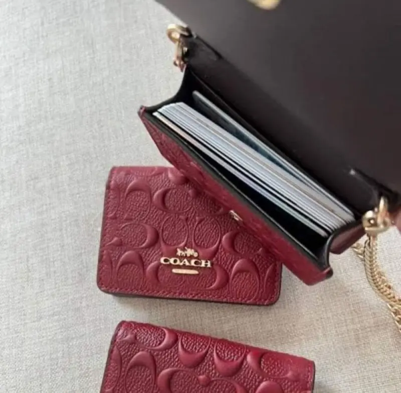 Coach Mini Sling Bag With OG Box & Dust Bag (Red-831) - Image 6