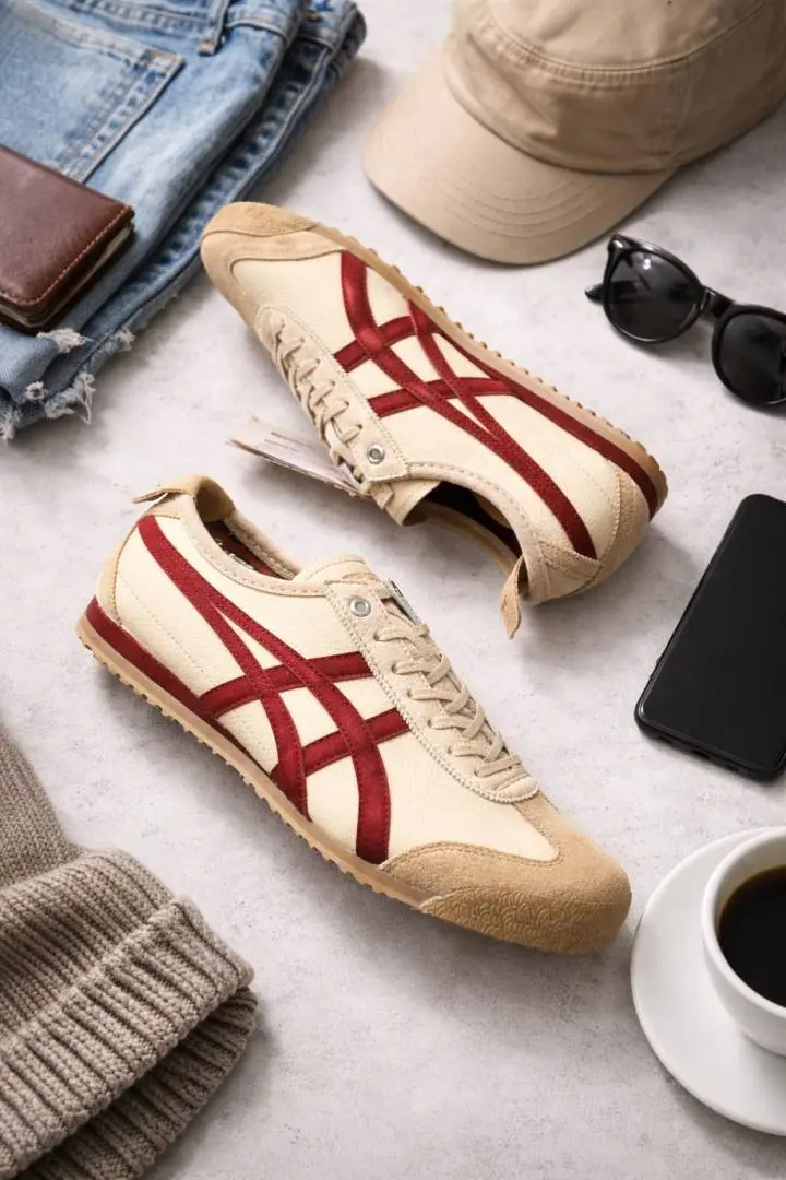 Onitsuka tiger Mexico 66 SD Beige Beet Juice - Image 7