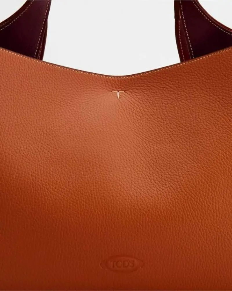 Todds T Timeless 2026 Premium Quality Leather Shopping Bag With OG Magnetic Box With Dust Bag (Tan - 1131) - Image 3