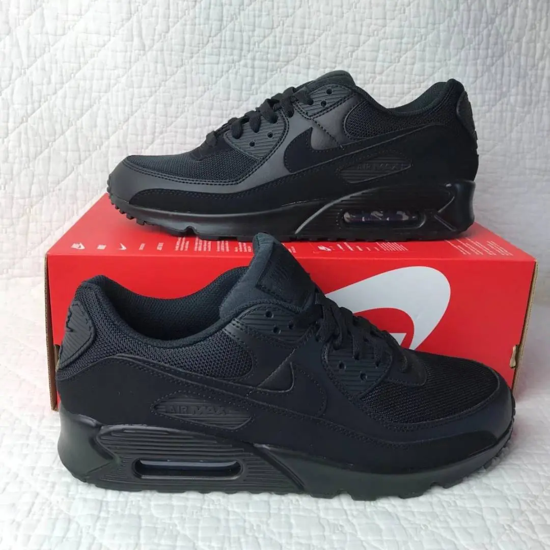 Nike AirMax 90 All Black - Image 2
