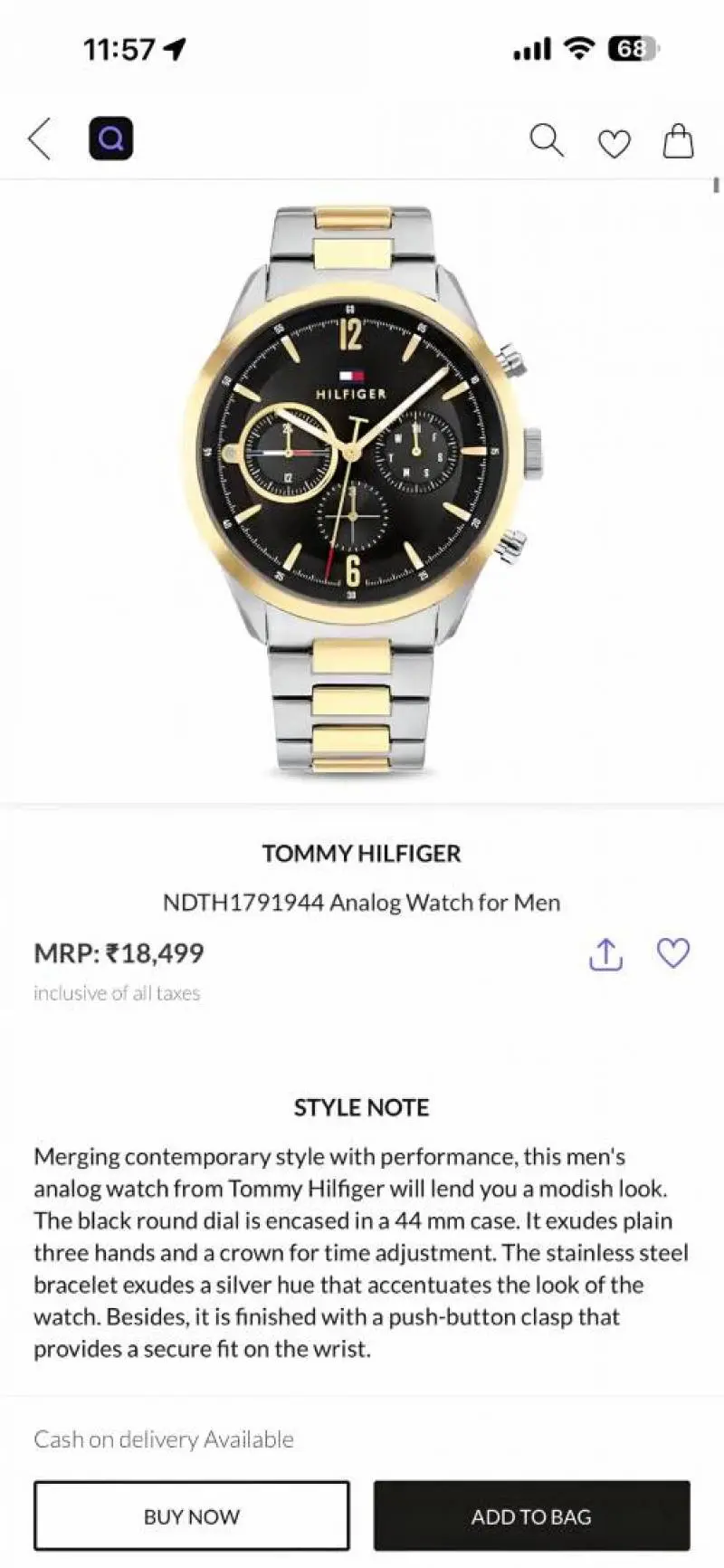 Tommy Evan 2 ton gold black - Image 4