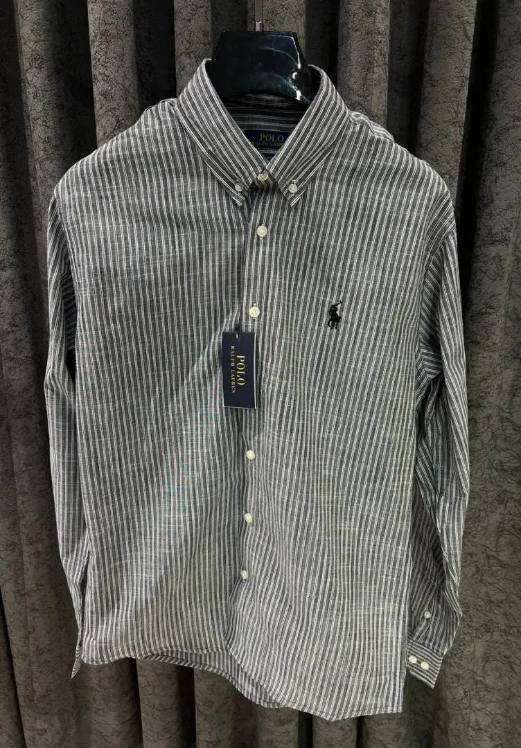 Ralph LAUREN P-OLO IMPORTED STORE ARTICLE SHIRT BLACK