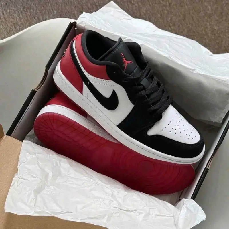 Air Jordan 1 Low Black Toe semi ua 2025 467 - Image 5