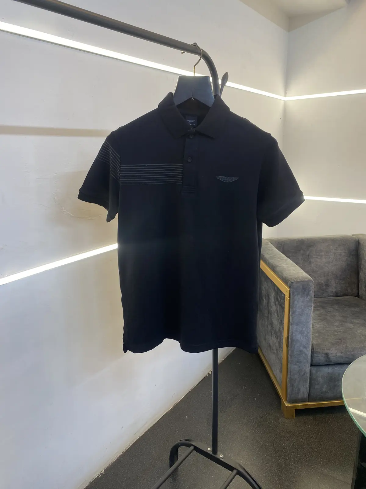 Hackett premium quality polo tshirt black