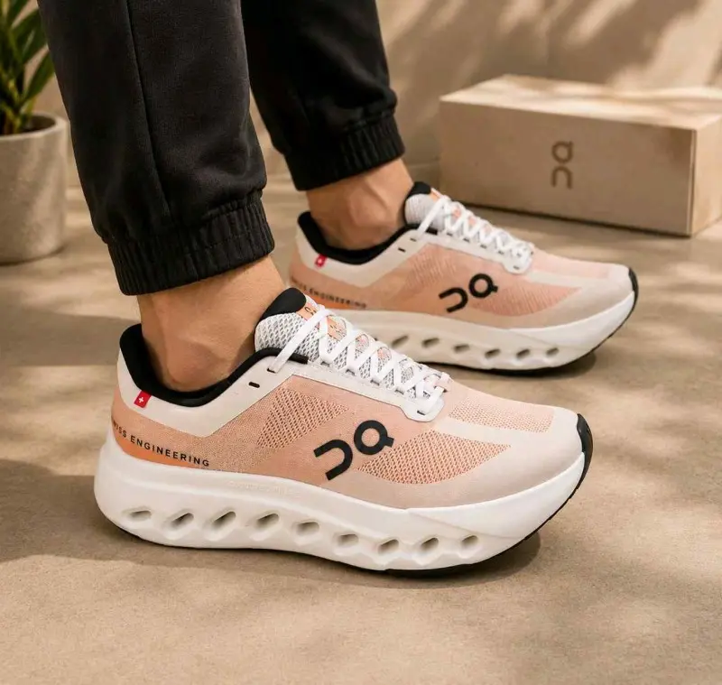 On Cloudsurfer Next Tangerine Ivory 2681 - Image 4
