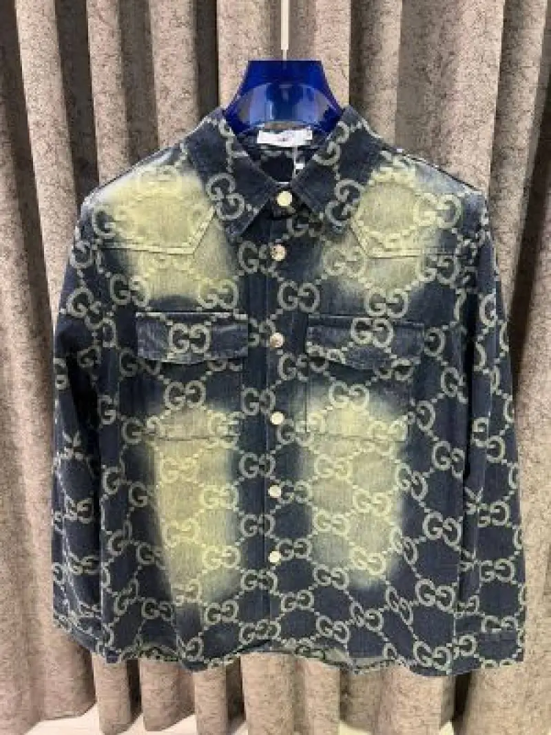 Gucci IMPORTED STORE ARTICLE DENIM SHIRT - Image 2