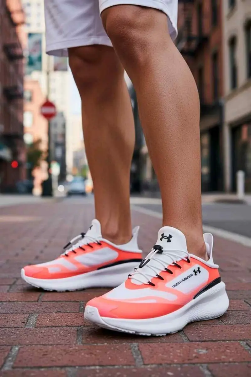 underr Armourr Nova Slipspeed White Orange - Image 7