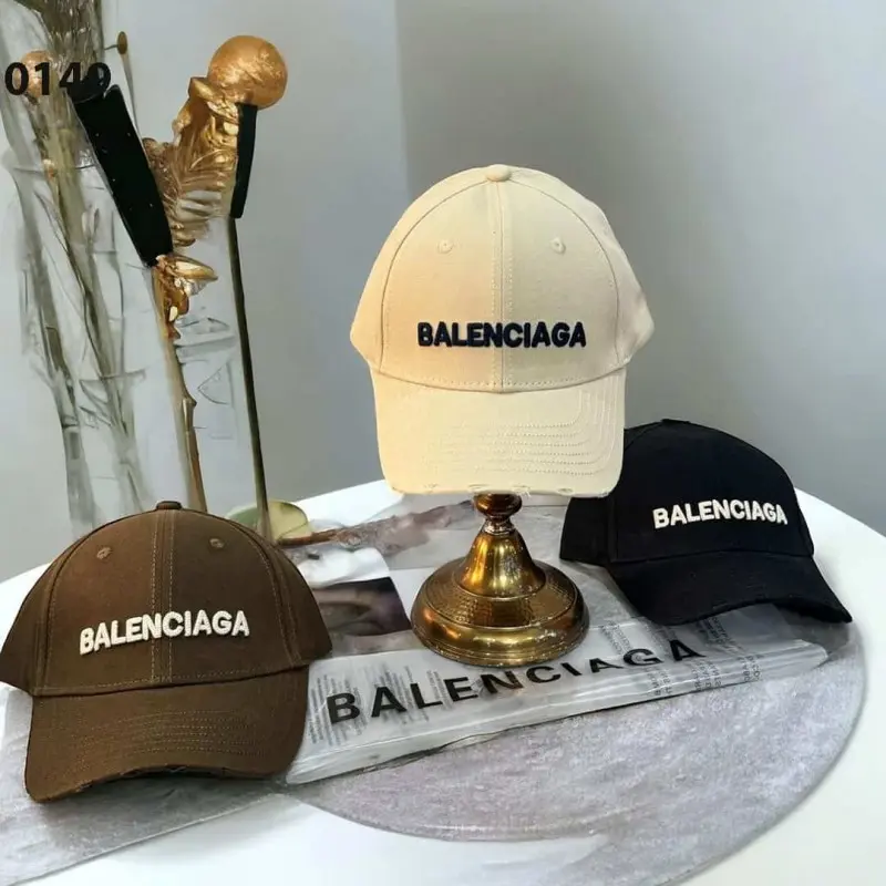 Balenciaga Brown Denim Front Logo Premium Unisex Cap (With Safety Box) - Image 3