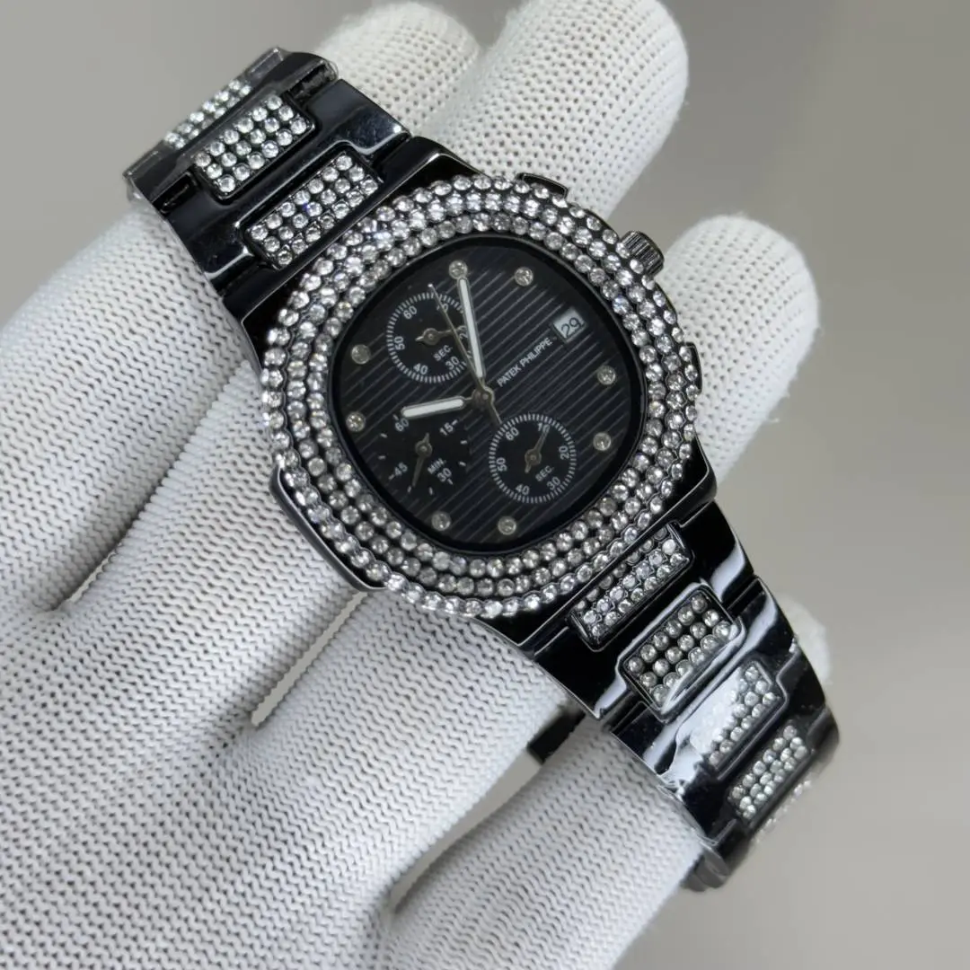 Patek Philipe Diamond Black - Image 2