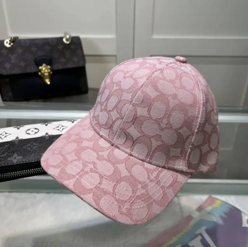 Coach Signature Jacquard Baseball Unisex Cap With Safety Box - Image 4
