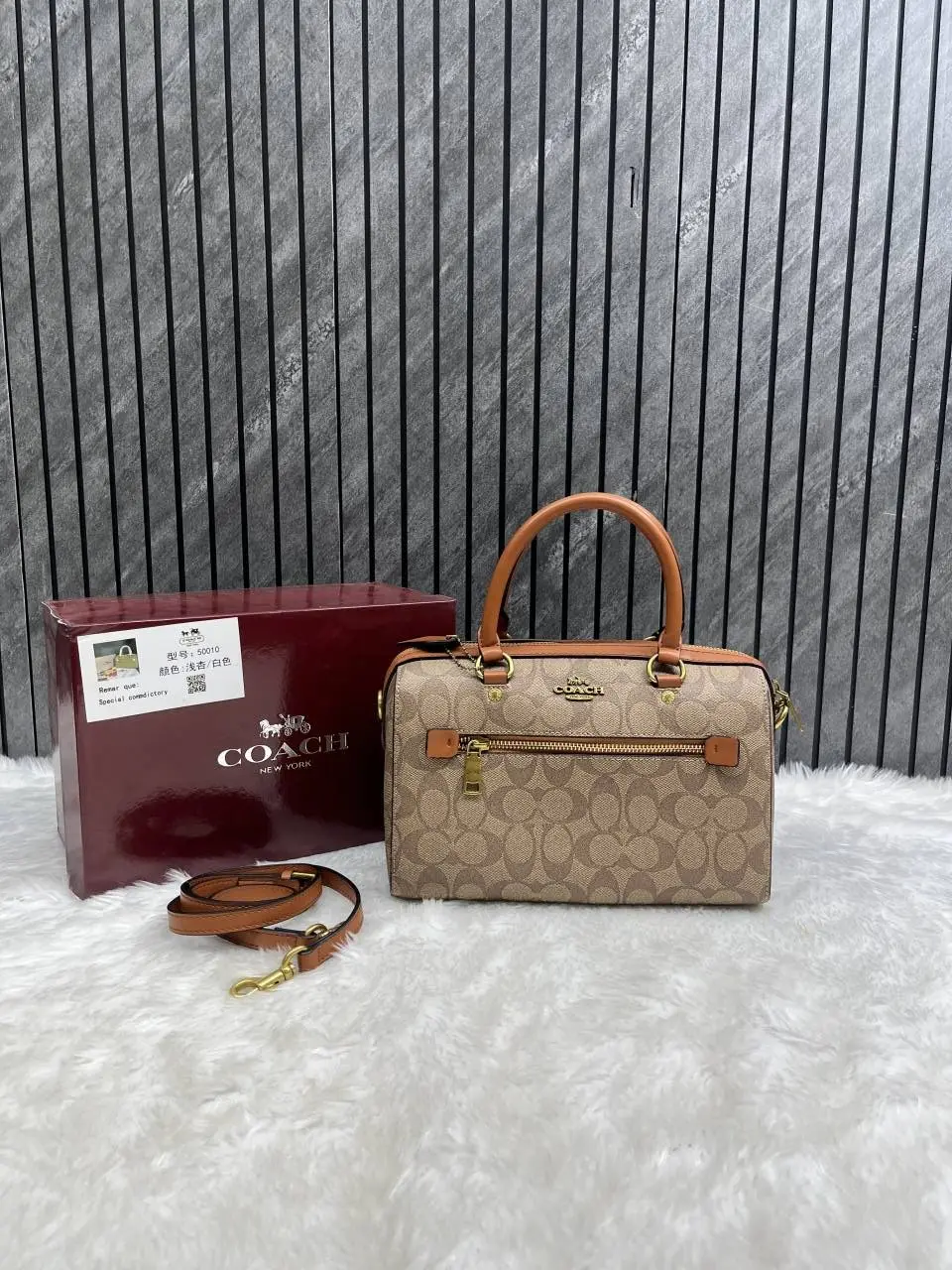 Coach Rowan Large Boston Bag With OriginalBox DustCover - Image 2