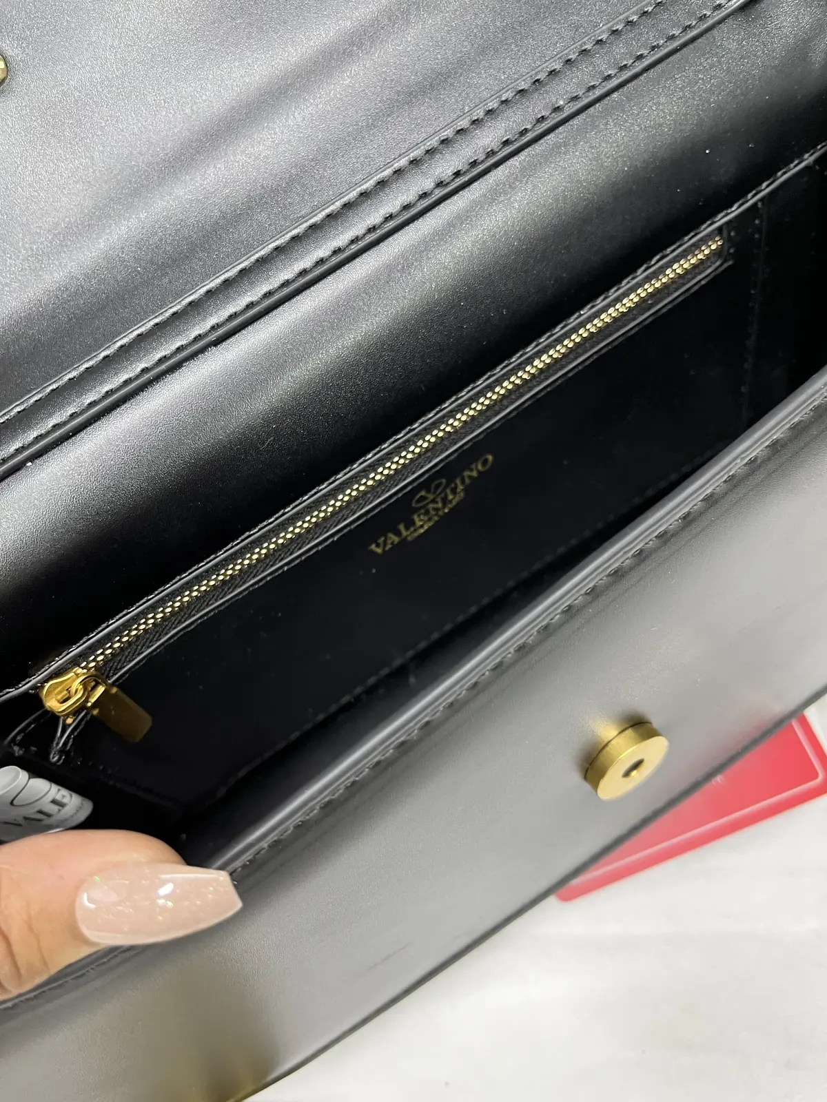 Valentino V Loco Black Large Shoulder Bag With OriginalBox - Image 7