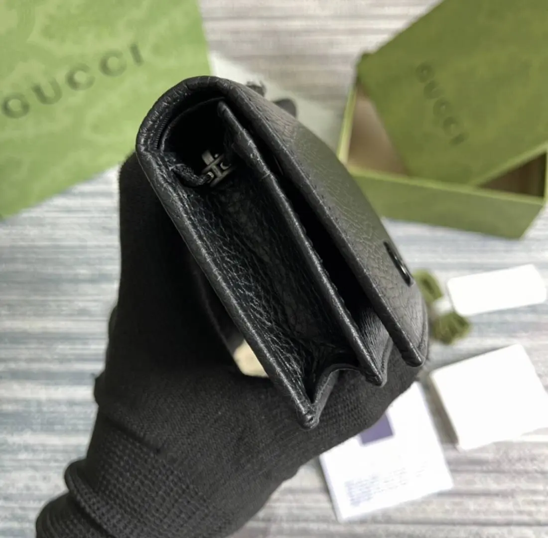 Gucci G3 GG Marmont Unisex Wallet With OriginalBox DustCover Card - Image 8