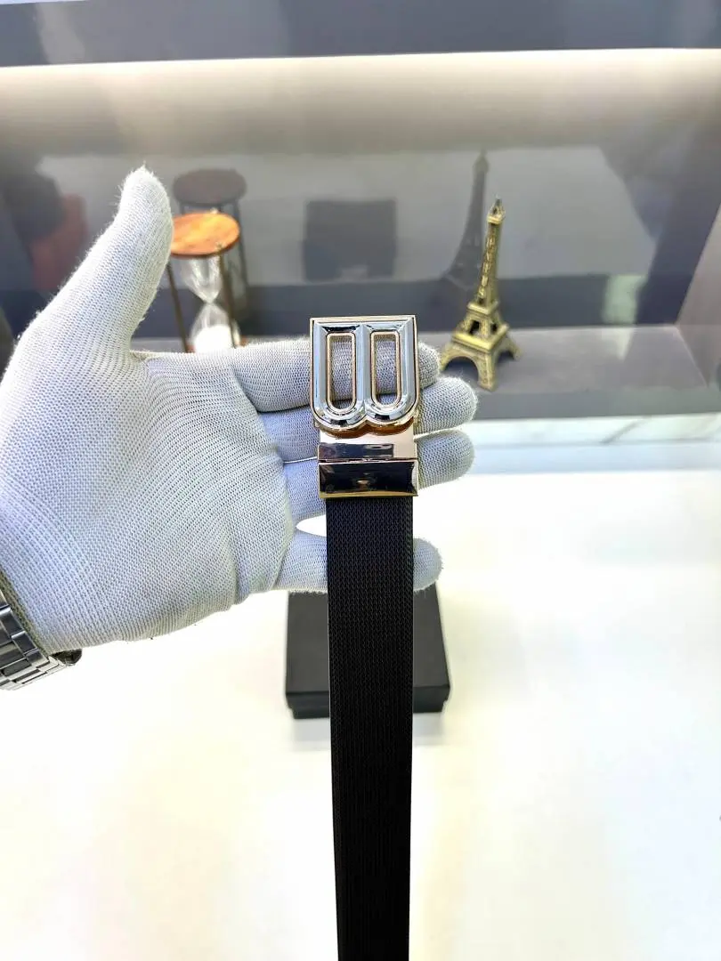 Bally Glossy Golden Reversible Belt Fa 653 - Image 4