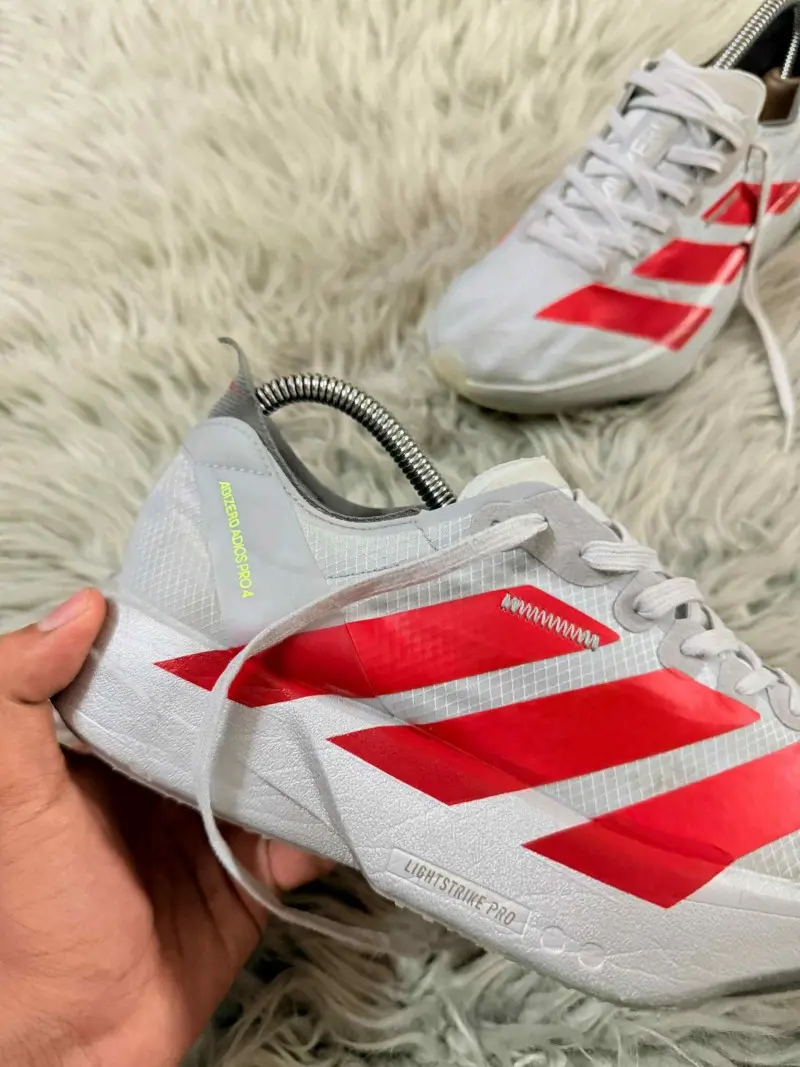 Adidas Adizero Adios Pro 4 Evo SL White Red - Image 4