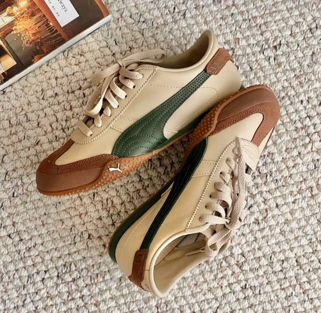 Puma BELLA UT BEIGE GREEN - Image 3