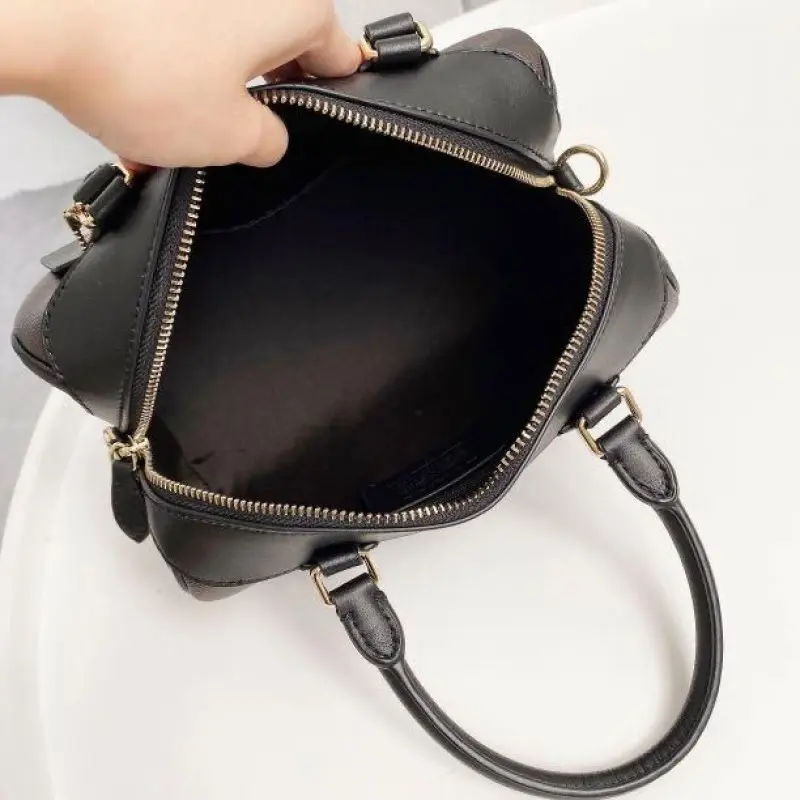 Coach Rowan Satchel Coffee-Black Premium With OriginalBox - Image 5