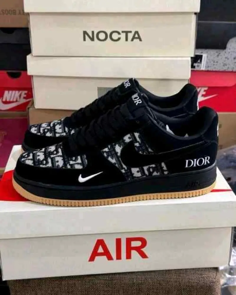 Nike Airforce 1 Low X Diyorr Custom Black - Image 4