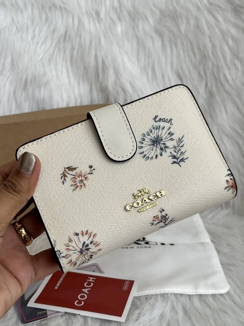 Coach 2-9 Premium Flap Wallet With OriginalBox DustCover Highend Coded - Image 3