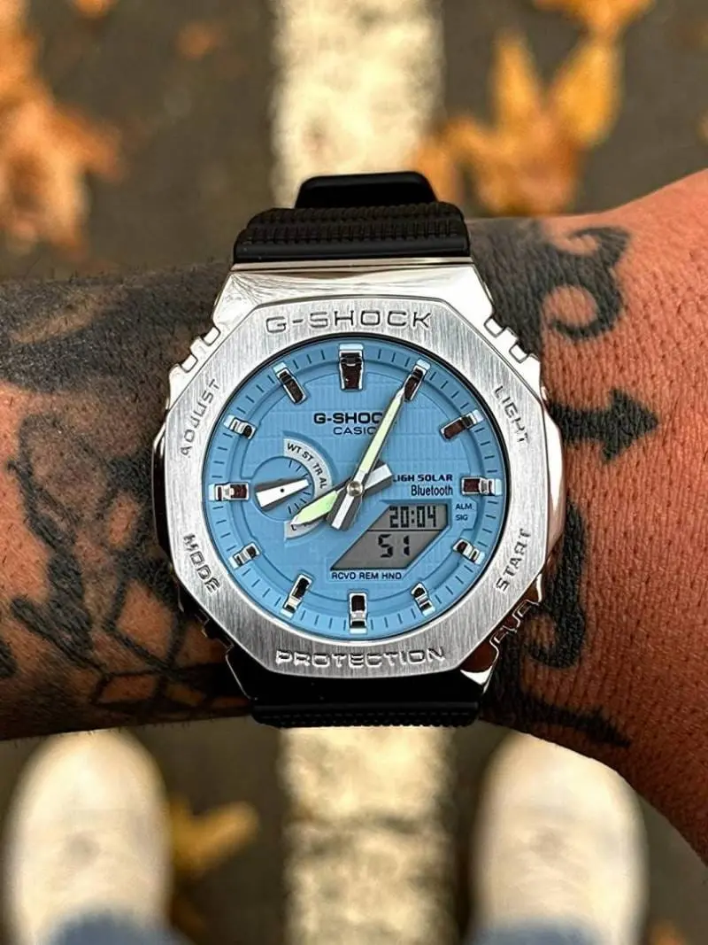 Casio g-shock gm2100 black sky blue - Image 2