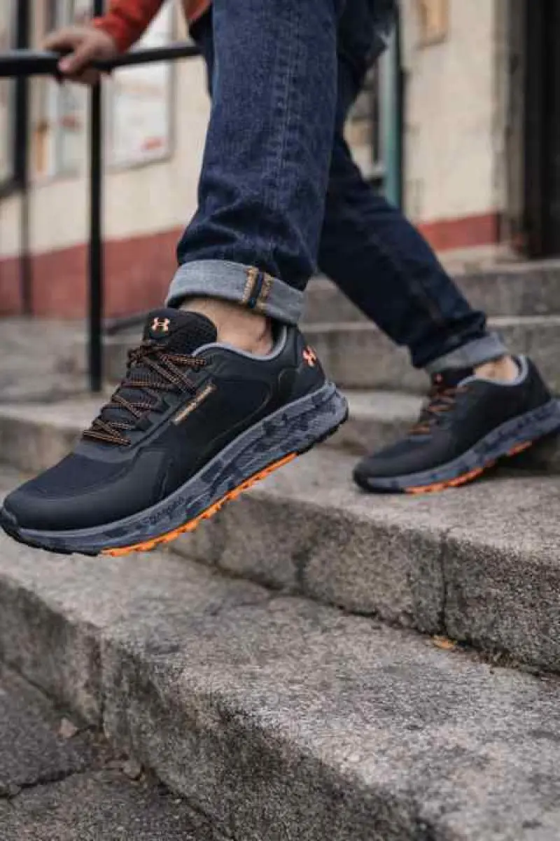 Under Armorr charged bandit trail 3 black orange - Image 8