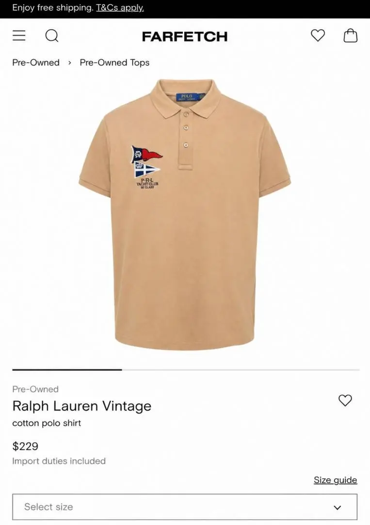 Ralph Lauren Chest Logo Polo T-shirt Brown
