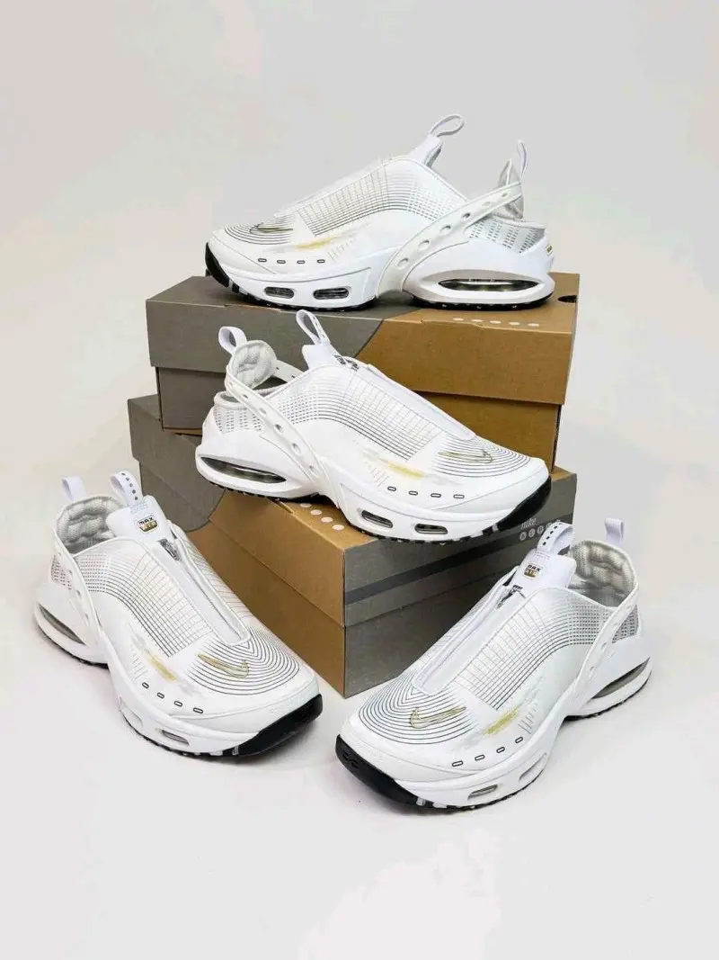 Nike Airmax Craze White Metallic Gold 5018 - Image 7