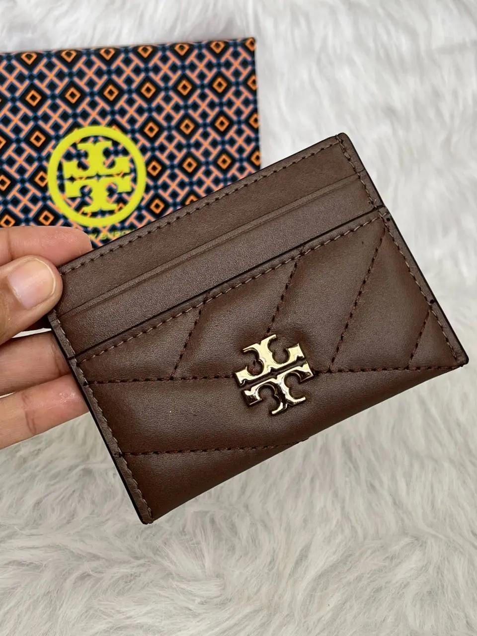 Tori Burch TC 1 Premium Quilted Card Holder With OriginalPacking - Image 3