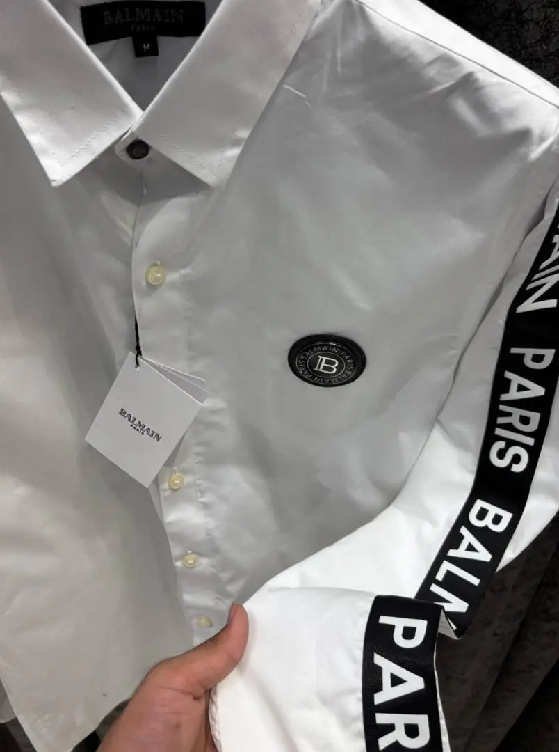 Balmain IMPORTED STORE ARTICLE SHIRT WHITE - Image 3