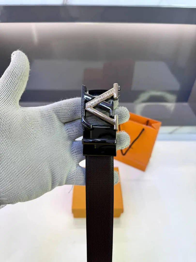 Lv Loui Golden Black Premium Quality Belt Fa 1110 - Image 2